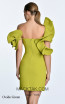 Alfa Beta 5730 Oxide Green Back Dress