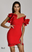 Alfa Beta 5730 Red Detail Dress