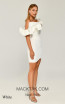 Alfa Beta 5730 White Side Dress