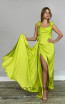 Alfa Beta B5736 Apple Green Sleeveless Dress