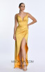 Alfa Beta B5751 Yellow Front Dress