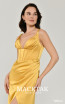 Alfa Beta B5751 Yellow Detail Dress