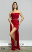Alfa Beta B5755 Red Sleeveless Dress