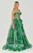 Alfa Beta B5757 Pattern Green Side Dress