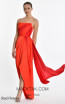 Alfa Beta B5767 Red Orange Side Dress