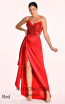 Alfa Beta B5779 Red Evening Dress