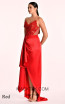 Alfa Beta B5779 Red Sleeveless Dress