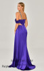 Alfa Beta 5780 Purple Back Dress