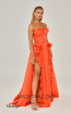 Alfa Beta 5782 Orange Long Dress