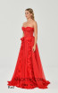 Alfa Beta 5782 Red Side Dress