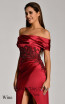 Alfa Beta B5785 Wine Evening Dress