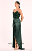 Alfa Beta B5798 Dark Emerald Side Dress