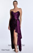 Alfa Beta B5802 Dark Purple Front Dress