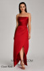 Alfa Beta B5804 Claret Red Dress