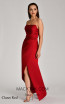 Alfa Beta B5804 Claret Red Side Dress