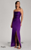 Alfa Beta B5804 Purple Simple Dress