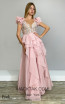Alfa Beta B5806 Pink Front Dress