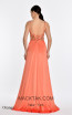 Alfa Beta B5807 Orange Back Dress