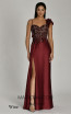 Alfa Beta B5811 Wine Front Dress
