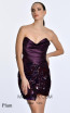 Alfa Beta B5814 Plum Dress