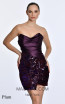 Alfa Beta B5814 Plum Detail Dress