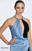 Alfa Beta 5815 Black Blue Detail Dress