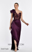 Alfa Beta B5816 Dark Purple Sleeveless Dress