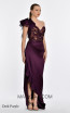 Alfa Beta B5816 Dark Purple Side Dress