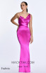 Alfa Beta 5818 Fuchsia Front Dress