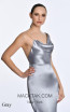 Alfa Beta 5818 Gray Detail Dress