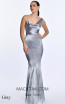 Alfa Beta 5818 Gray Long Dress