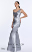 Alfa Beta 5818 Gray Side Dress