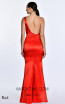 Alfa Beta 5818 Red Back Dress