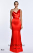 Alfa Beta 5818 Red Long Dress