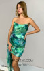  Alfa Beta 5822 Blue Sleeveless Dress