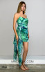  Alfa Beta 5822 Blue Evening Dress