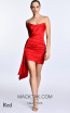 Alfa Beta 5823 Red Front Dress