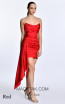 Alfa Beta 5823 Red Side Dress
