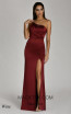Alfa Beta B5824 Wine Front Dress