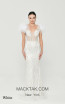 Alfa Beta B5826 White Front Dress