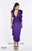 Alfa Beta B5842 Purple Back Dress