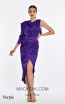 Alfa Beta B5842 Purple Front Dress