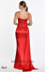 Alfa Beta B5845 Red Back Dress