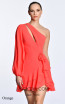 Alfa Beta B5847 Orange Detail Dress
