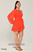 Alfa Beta B5847 Orange Evening Dress