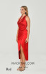 Alfa Beta 5855 Red Side Dress