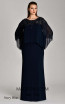 Alfa Beta B5862 Navy Blue Front Dress