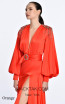 Alfa Beta 5864 Orange Long Sleeve Dress