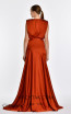 Alfa Beta B5883 Cinnamon Back Dress
