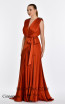 Alfa Beta B5883 Cinnamon Long Dress